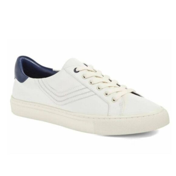 Tory Burch Shoes - TORY BURCH Chevron White Leather Sneaker Size 7M